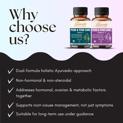 PCOD & PCOS CARE (FORMULA-1 + FORMULA-2 COMBINATION)