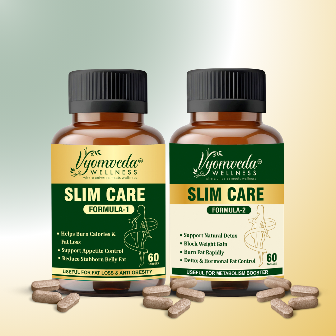 SLIM CARE – Advanced Formula 1-2 Ayurvedic Weight Management System