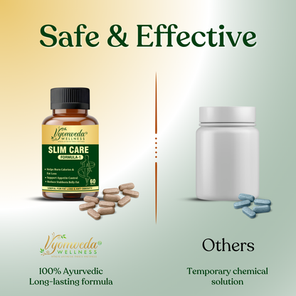SLIM CARE – FORMULA 1 Advanced Ayurvedic Metabolism & Weight Management