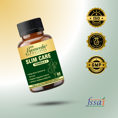 SLIM CARE – FORMULA 1 Advanced Ayurvedic Metabolism & Weight Management