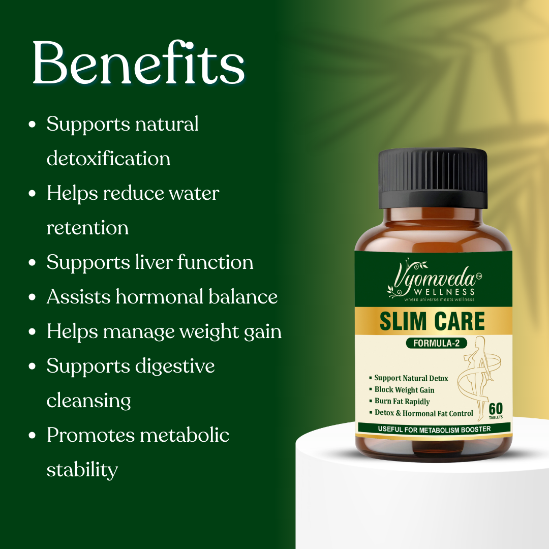 SLIM CARE – FORMULA 2 Advanced Ayurvedic Detox & Metabolic Balance Support