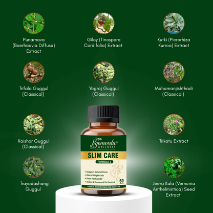 SLIM CARE – FORMULA 2 Advanced Ayurvedic Detox & Metabolic Balance Support