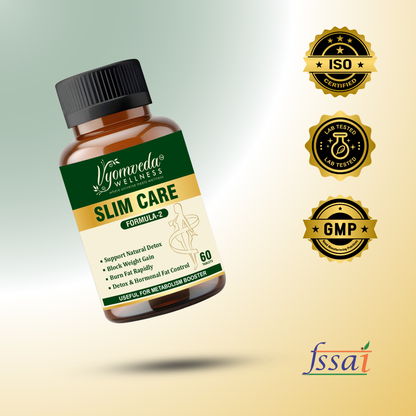 SLIM CARE – FORMULA 2 Advanced Ayurvedic Detox & Metabolic Balance Support