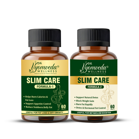 SLIM CARE – Advanced Formula 1-2 Ayurvedic Weight Management System